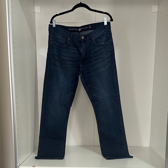 Beverly Hill Polo Club  Dark Blue Straight Jeans - Picture 1 of 5